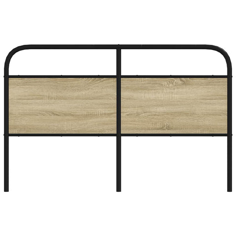 vidaXL Headboard Sonoma Oak 160 cm Steel and Engineered Wood