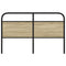 vidaXL Headboard Sonoma Oak 160 cm Steel and Engineered Wood
