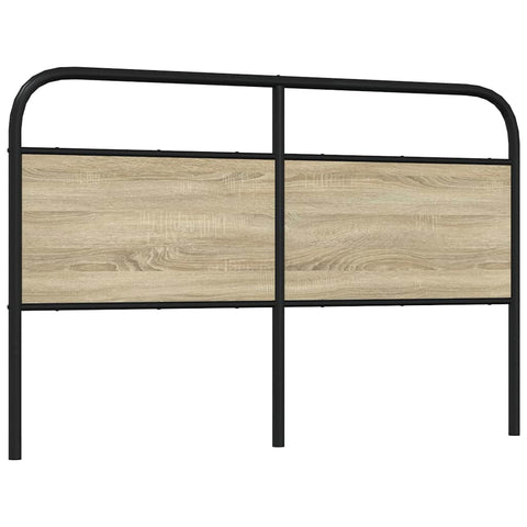 vidaXL Headboard Sonoma Oak 160 cm Steel and Engineered Wood