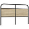 vidaXL Headboard Sonoma Oak 160 cm Steel and Engineered Wood
