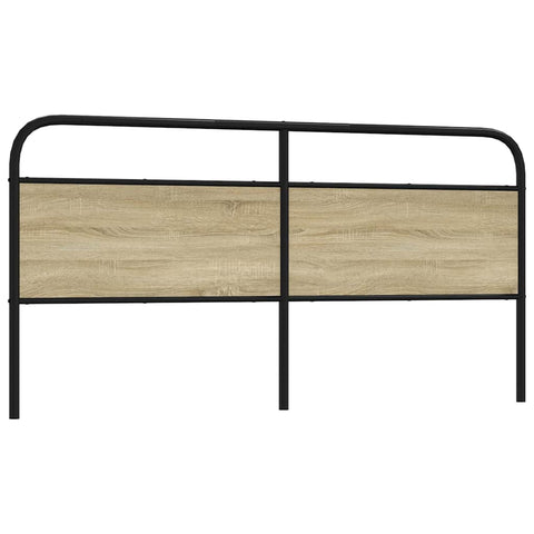 vidaXL Headboard Sonoma Oak 190 cm Steel and Engineered Wood