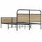 vidaXL Bed Frame without Mattress 135x190 cm Sonoma Oak Engineered Wood