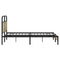 vidaXL Bed Frame without Mattress 150x200 cm King Size Sonoma Oak Engineered Wood