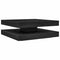vidaXL Coffee Table 360-Degree Rotatable Black Oak 90x90x34.5 cm