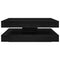 vidaXL Coffee Table 360-Degree Rotatable Black Oak 90x90x34.5 cm