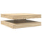 vidaXL Coffee Table 360-Degree Rotatable Sonoma Oak 90x90x34.5 cm
