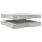 vidaXL Coffee Table 360-Degree Rotatable Concrete Grey 90x90x34.5 cm