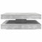 vidaXL Coffee Table 360-Degree Rotatable Concrete Grey 90x90x34.5 cm