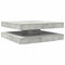 vidaXL Coffee Table 360-Degree Rotatable Concrete Grey 90x90x34.5 cm