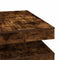 vidaXL Coffee Table 360-Degree Rotatable Smoked Oak 90x90x34.5 cm