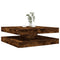 vidaXL Coffee Table 360-Degree Rotatable Smoked Oak 90x90x34.5 cm