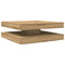 vidaXL Coffee Table 360-Degree Rotatable Artisan Oak 90x90x34.5 cm
