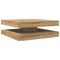 vidaXL Coffee Table 360-Degree Rotatable Artisan Oak 90x90x34.5 cm