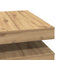 vidaXL Coffee Table 360-Degree Rotatable Artisan Oak 90x90x34.5 cm