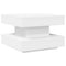 vidaXL Coffee Table 360-Degree Rotatable White 50x50x34.5 cm
