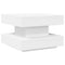 vidaXL Coffee Table 360-Degree Rotatable White 50x50x34.5 cm