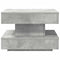 vidaXL Coffee Table 360-Degree Rotatable Concrete Grey 50x50x34.5 cm