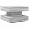 vidaXL Coffee Table 360-Degree Rotatable Grey Sonoma 50x50x34.5 cm