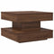 vidaXL Coffee Table 360-Degree Rotatable Brown Oak 50x50x34.5 cm