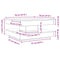 vidaXL Coffee Table 360-Degree Rotatable Concrete Grey 70x70x34.5 cm