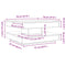 vidaXL Coffee Table 360-Degree Rotatable Grey Sonoma 70x70x34.5 cm