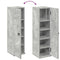 vidaXL Bathroom Cabinet with Roll Holder Concrete Grey 20.5x22x72 cm