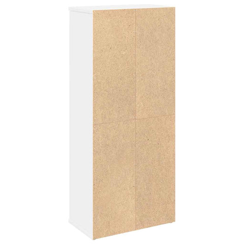 vidaXL Bathroom Cabinet with Roll Holder White 39x22x90 cm