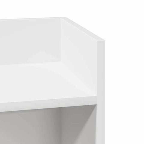 vidaXL Side Table with Shelf White 25.5x27x60 cm