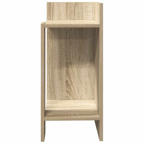 vidaXL Side Tables 2 pcs with Shelf Sonoma Oak 25.5x27x60 cm