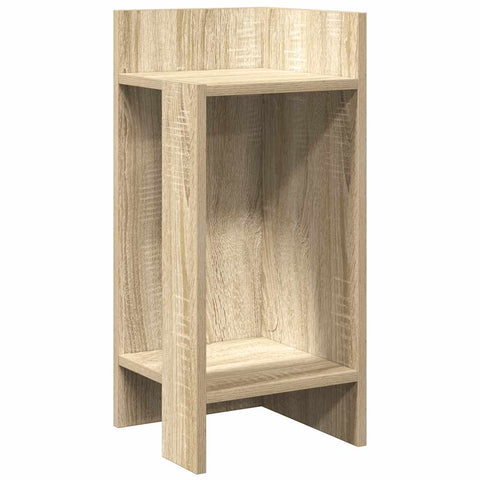vidaXL Side Tables 2 pcs with Shelf Sonoma Oak 25.5x27x60 cm