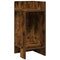 vidaXL Side Tables 2 pcs with Shelf Smoked Oak 25.5x27x60 cm