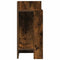 vidaXL Side Tables 2 pcs with Shelf Smoked Oak 25.5x27x60 cm