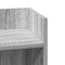 vidaXL Side Table with Shelf Grey Sonoma 25.5x27x60 cm