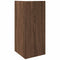 vidaXL Side Tables 2 pcs with Shelf Brown Oak 25.5x27x60 cm