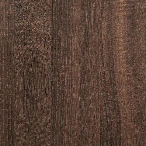 vidaXL Side Tables 2 pcs with Shelf Brown Oak 25.5x27x60 cm