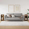 vidaXL Side Tables 2 pcs with Shelf Old Wood 25.5x27x60 cm