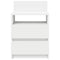 vidaXL Bedside Cabinets 2 pcs with 2 Drawers White 40x33x60 cm