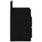 vidaXL Bedside Cabinet with 2 Drawers Black 40x33x60 cm