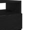 vidaXL Bedside Cabinet with 2 Drawers Black 40x33x60 cm