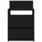 vidaXL Bedside Cabinets 2 pcs with 2 Drawers Black 40x33x60 cm