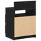 vidaXL Bedside Cabinets 2 pcs with 2 Drawers Black 40x33x60 cm