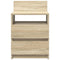 vidaXL Bedside Cabinet with 2 Drawers Sonoma Oak 40x33x60 cm