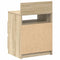 vidaXL Bedside Cabinet with 2 Drawers Sonoma Oak 40x33x60 cm