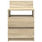 vidaXL Bedside Cabinets 2 pcs with 2 Drawers Sonoma Oak 40x33x60 cm