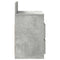 vidaXL Bedside Cabinet with 2 Drawers Concrete Grey 40x33x60 cm