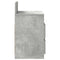 vidaXL Bedside Cabinets 2 pcs with 2 Drawers Concrete Grey 40x33x60 cm