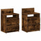 vidaXL Bedside Cabinets 2 pcs with 2 Drawers Smoked Oak 40x33x60 cm