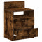 vidaXL Bedside Cabinets 2 pcs with 2 Drawers Smoked Oak 40x33x60 cm