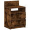 vidaXL Bedside Cabinets 2 pcs with 2 Drawers Smoked Oak 40x33x60 cm