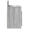 vidaXL Bedside Cabinets 2 pcs with 2 Drawers Grey Sonoma 40x33x60 cm